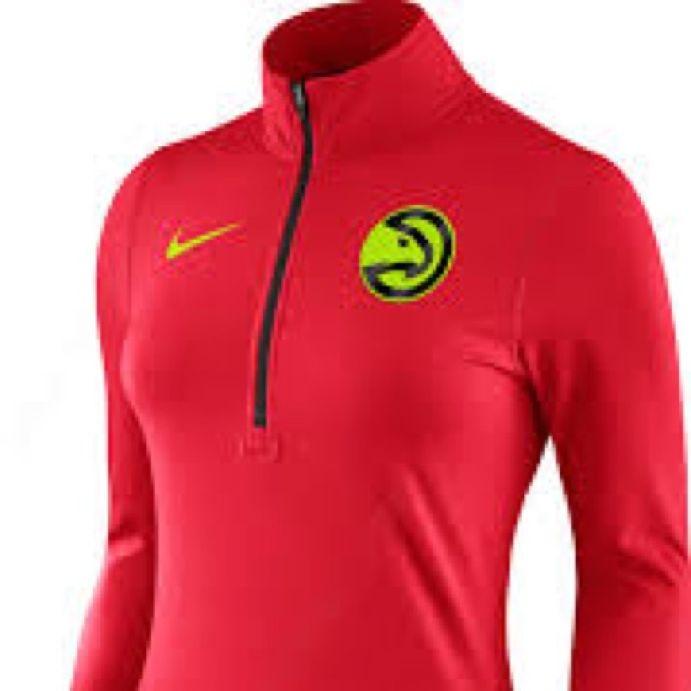 NBA Atlanta Hawks Nike Half- Zip